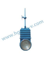 ANSI/DIN cast steel gear big size knife gate valve